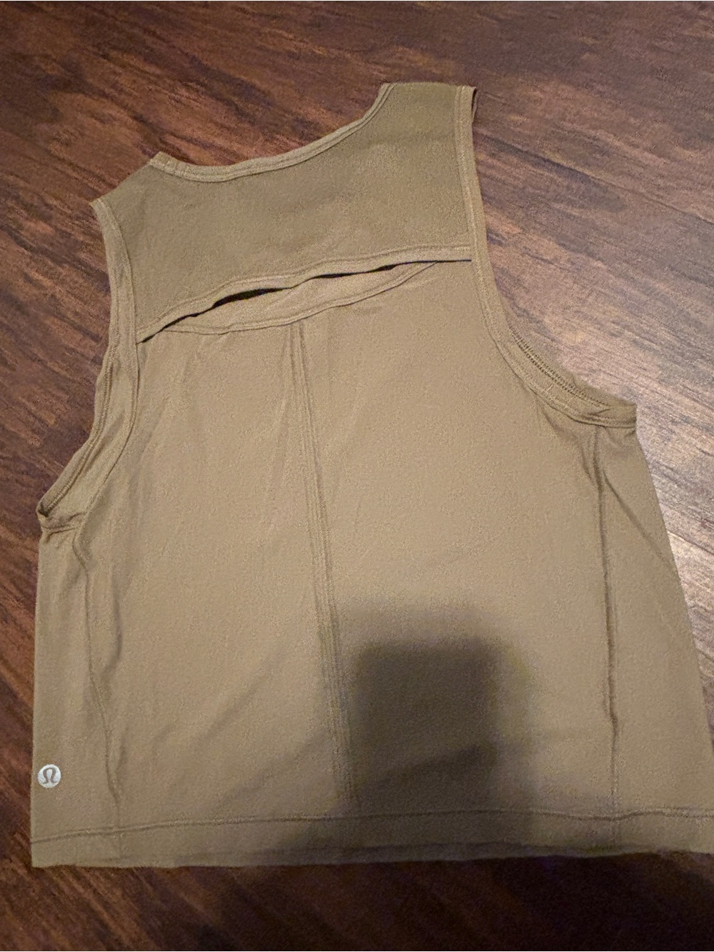 Lululemon Sculpt Cropped Tank Top size O/XS  tan/brown great